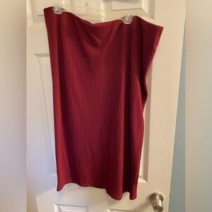 Plus size pencil skirt